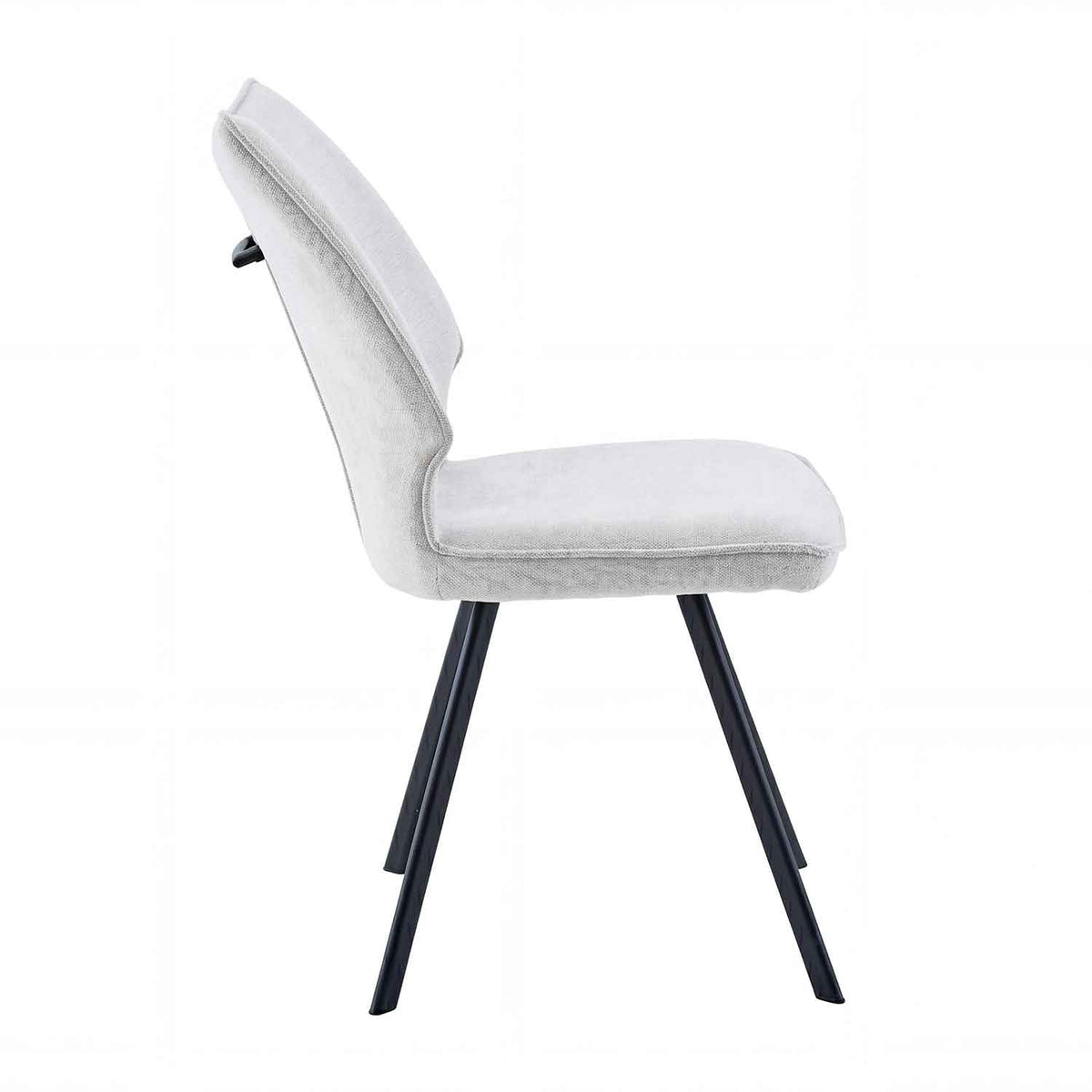 Fabric Dining Chairs 48cm Wide in Set Of 4 - Geneva