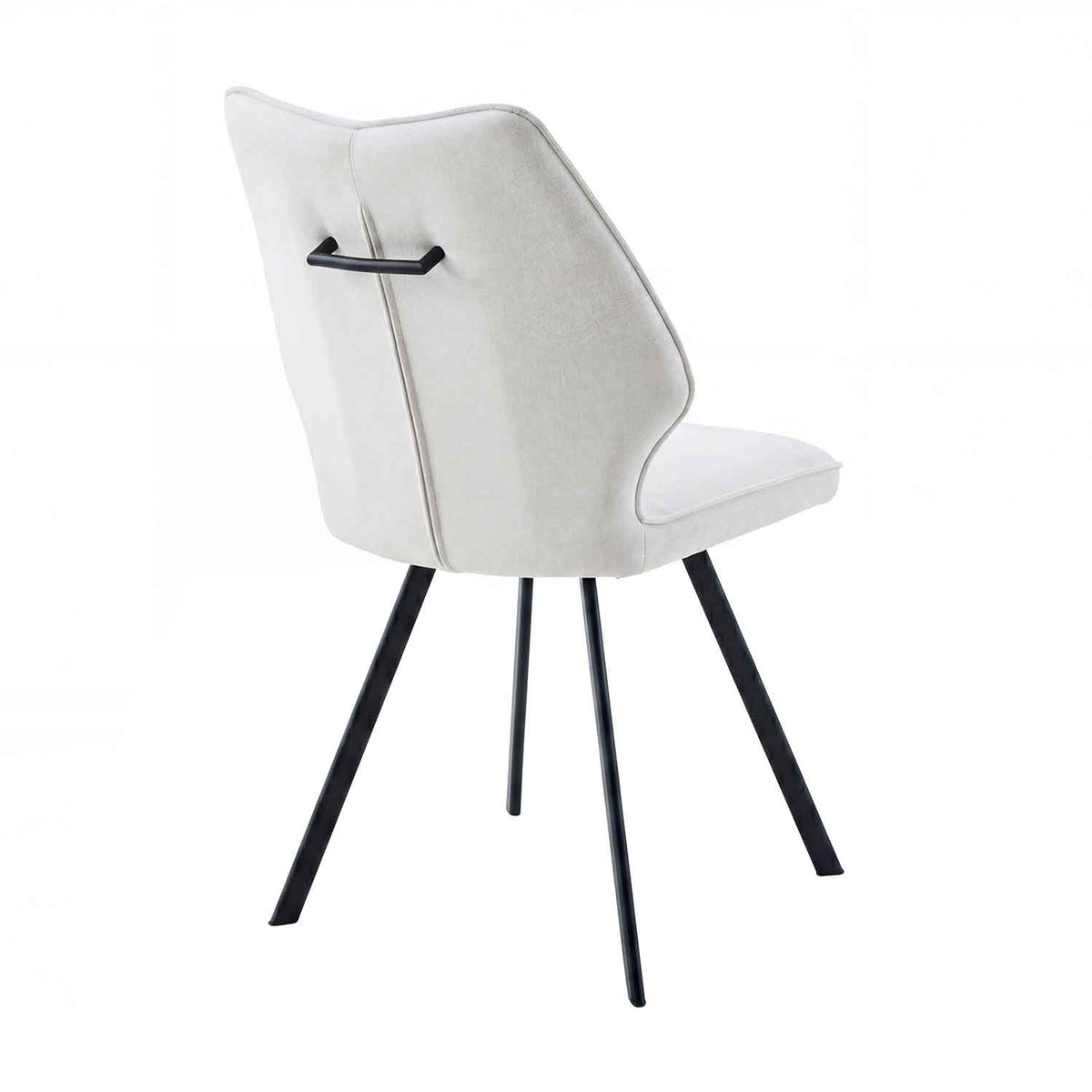 Fabric Dining Chairs 48cm Wide in Set Of 4 - Geneva