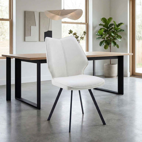 Fabric Dining Chairs 48cm Wide in Set Of 4 - Geneva