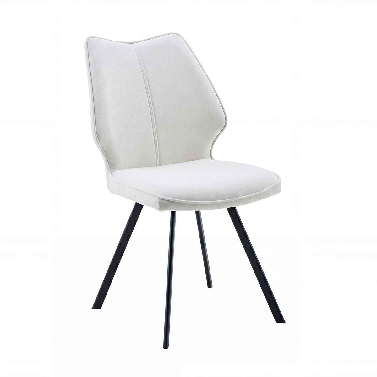Fabric Dining Chairs 48cm Wide in Set Of 4 - Geneva