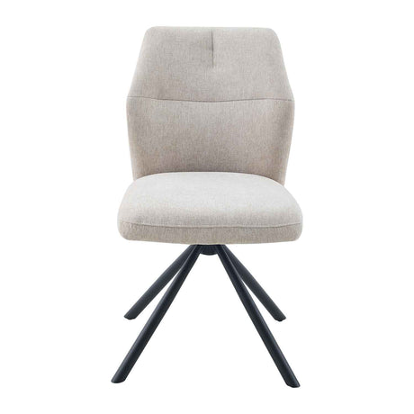 Fabric Dining Chairs 49cm Wide in Set Of 2 - Caen