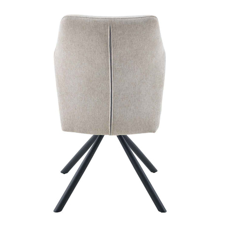 Fabric Dining Chairs 49cm Wide in Set Of 2 - Caen