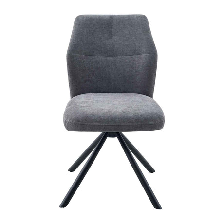Fabric Dining Chairs 49cm Wide in Set Of 2 - Caen