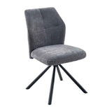 Fabric Dining Chairs 49cm Wide in Set Of 2 - Caen
