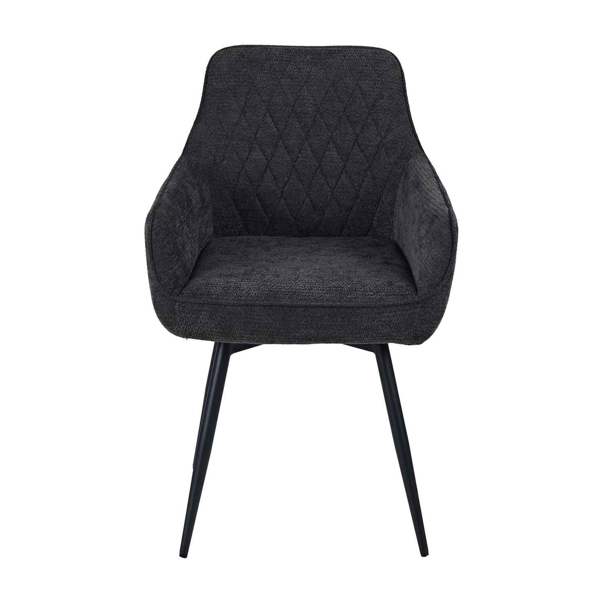 Fabric Dining Chairs 57cm Wide in Set Of 2 - Haven