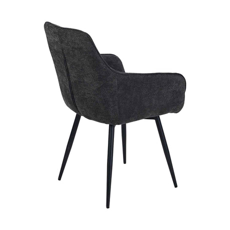 Fabric Dining Chairs 57cm Wide in Set Of 2 - Haven