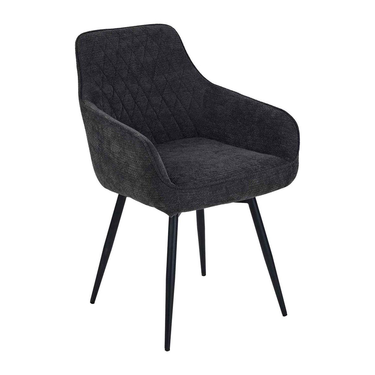 Fabric Dining Chairs 57cm Wide in Set Of 2 - Haven