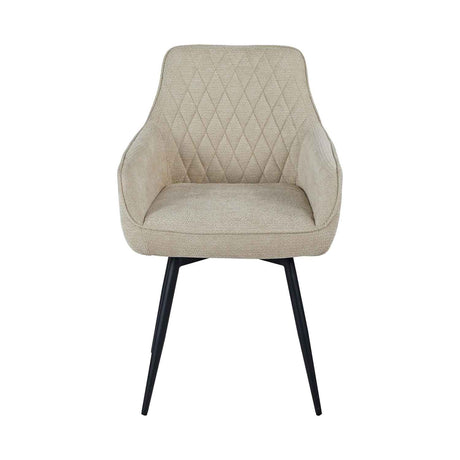 Fabric Dining Chairs 57cm Wide in Set Of 2 - Haven