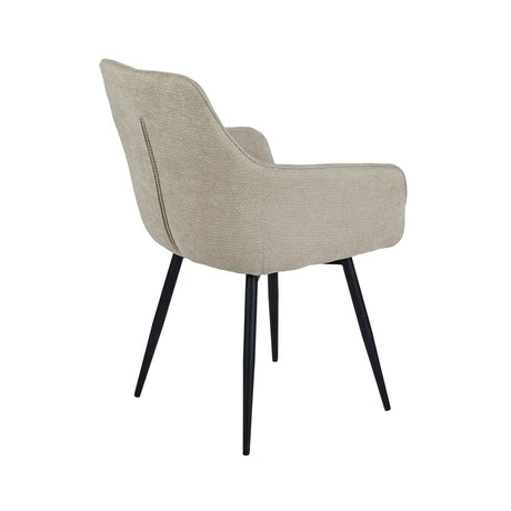 Fabric Dining Chairs 57cm Wide in Set Of 2 - Haven
