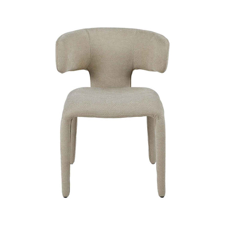 Fabric Dining Chairs 58cm Wide in Set Of 2 - Geneva