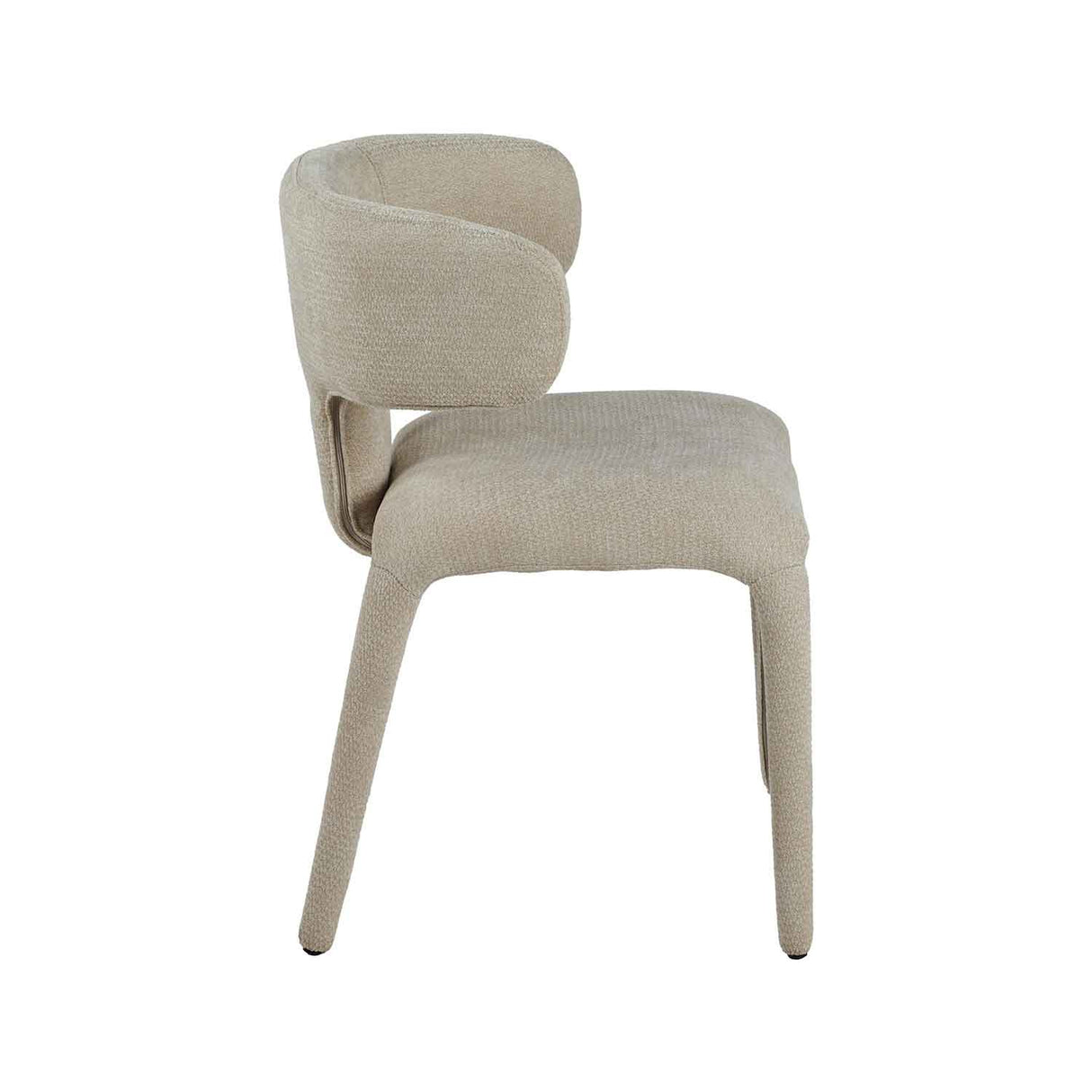 Fabric Dining Chairs 58cm Wide in Set Of 2 - Geneva