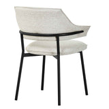 Fabric Dining Chairs 62cm Wide in Set Of 2 - Geneva