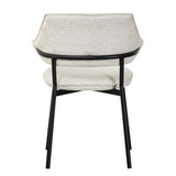 Fabric Dining Chairs 62cm Wide in Set Of 2 - Geneva
