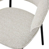 Fabric Dining Chairs 62cm Wide in Set Of 2 - Geneva