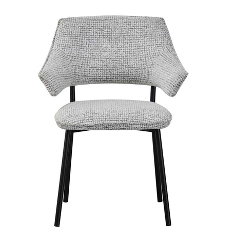 Fabric Dining Chairs 62cm Wide in Set Of 2 - Geneva