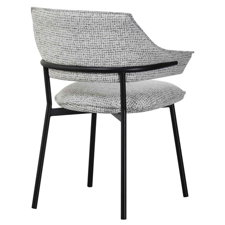 Fabric Dining Chairs 62cm Wide in Set Of 2 - Geneva