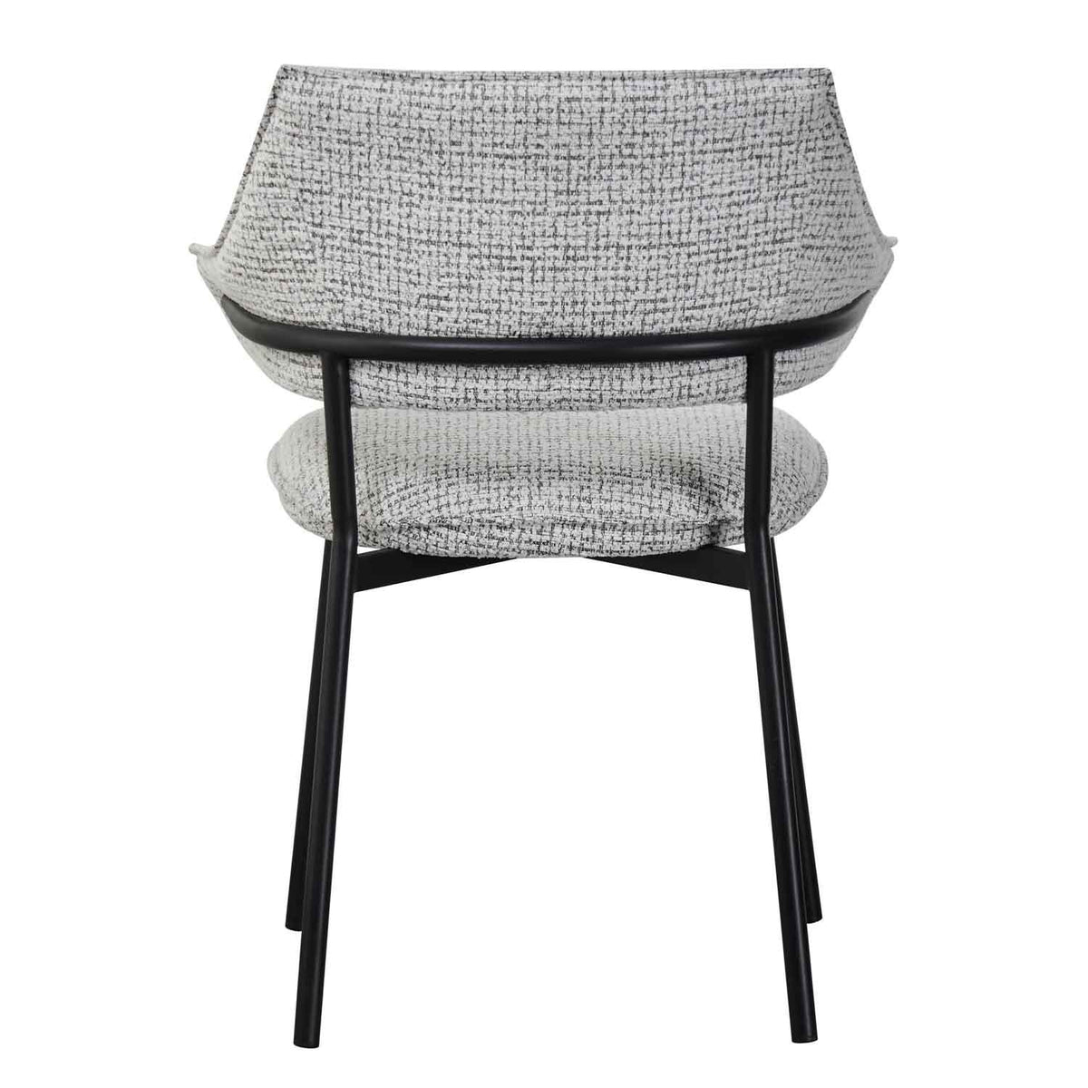 Fabric Dining Chairs 62cm Wide in Set Of 2 - Geneva