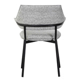Fabric Dining Chairs 62cm Wide in Set Of 2 - Geneva