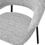 Fabric Dining Chairs 62cm Wide in Set Of 2 - Geneva