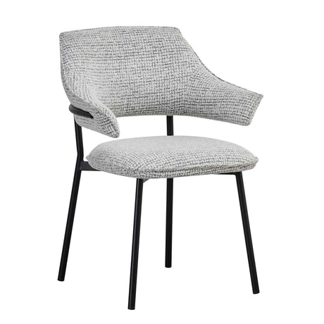 Fabric Dining Chairs 62cm Wide in Set Of 2 - Geneva