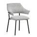Fabric Dining Chairs 62cm Wide in Set Of 2 - Geneva