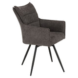 Fabric Dining Chairs Carver Swivel in Set Of 2 - Lewis