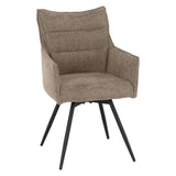 Fabric Dining Chairs Carver Swivel in Set Of 2 - Lewis