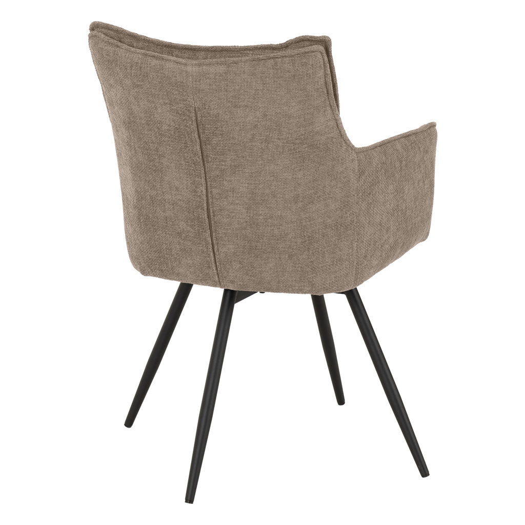 Fabric Dining Chairs Carver Swivel in Set Of 2 - Lewis