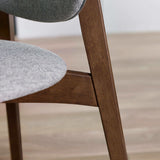 Fabric Dining Chairs in Set Of 2 - Artemis