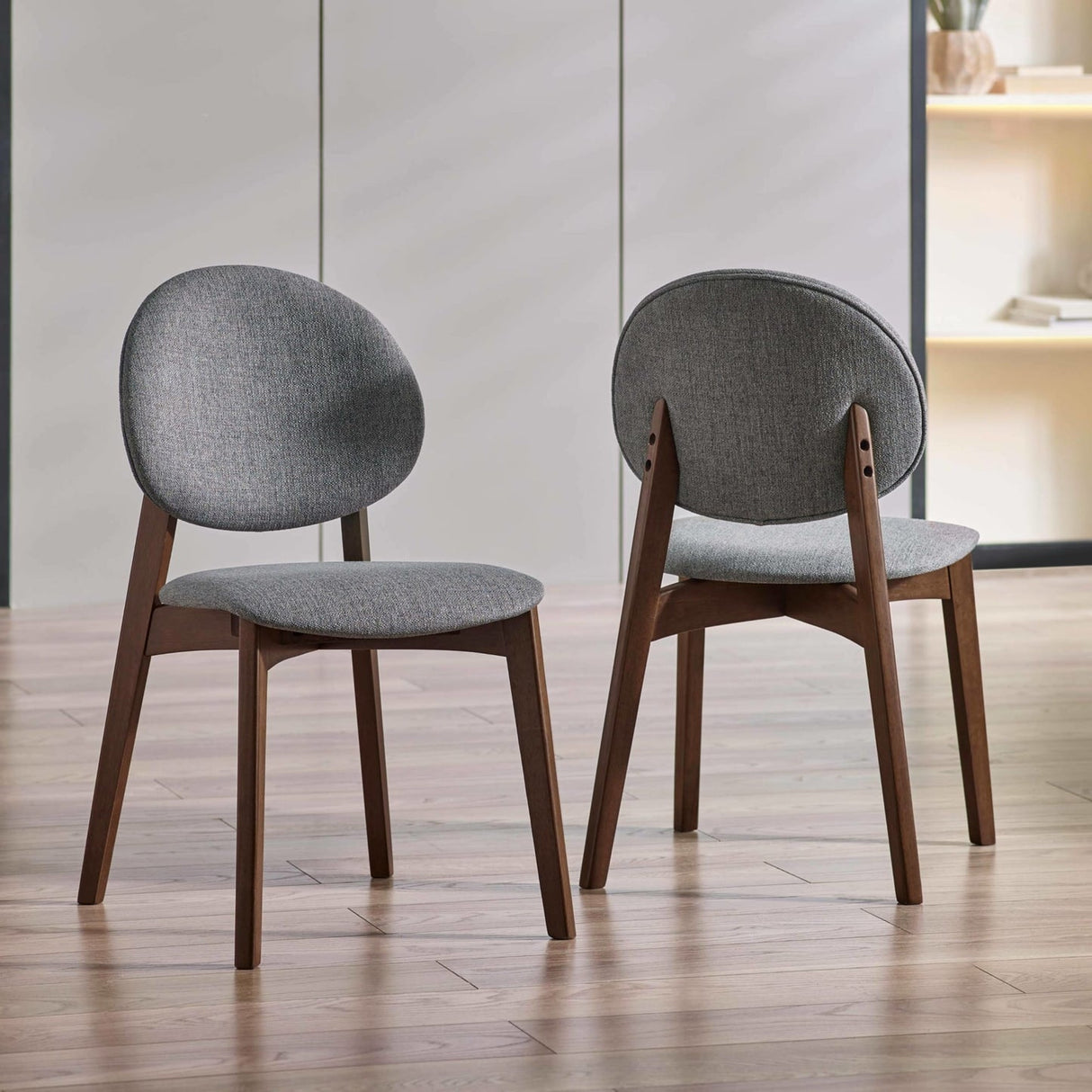 Fabric Dining Chairs in Set Of 2 - Artemis
