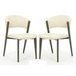 Fabric Dining Chairs in Set of 2 - Catello