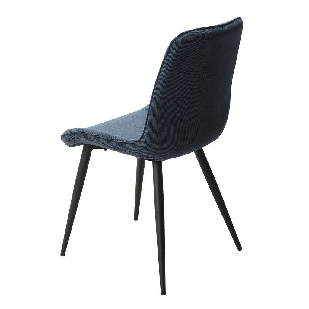 Fabric Dining Chairs in Set Of 2 Diamond Stitch - Aspen