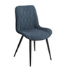 Fabric Dining Chairs in Set Of 2 Diamond Stitch - Aspen