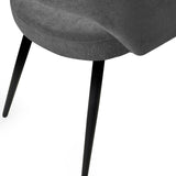 Fabric Dining Chairs in Set Of 2 - Ella
