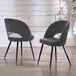 Fabric Dining Chairs in Set Of 2 - Ella