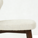 Fabric Dining Chairs in Set of 2 - Luciano