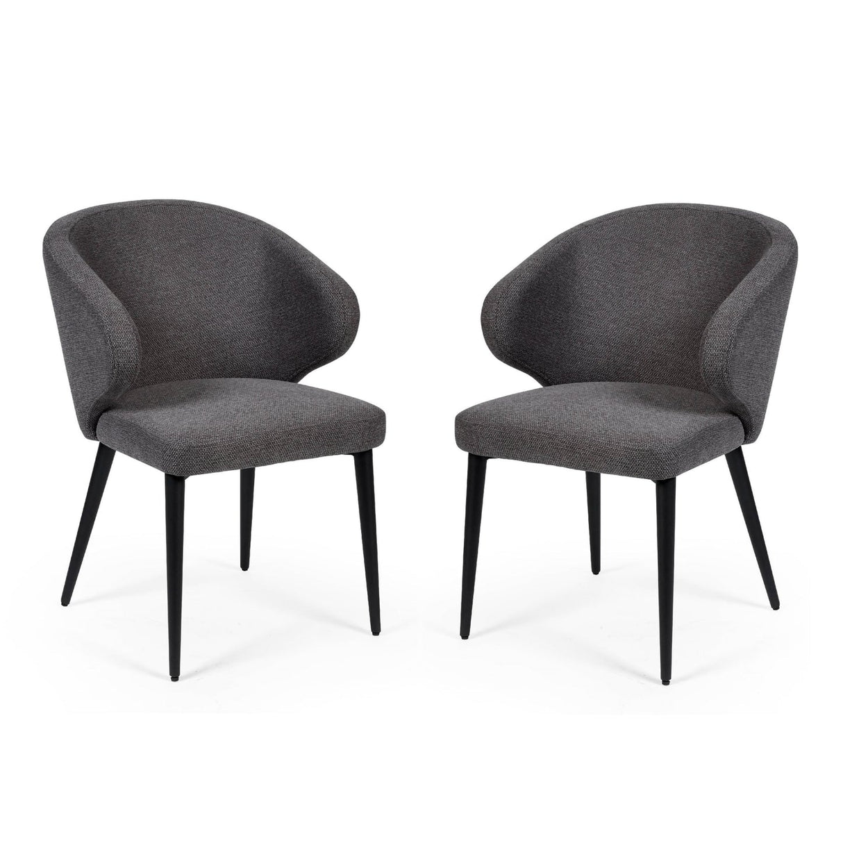 Fabric Dining Chairs in Set Of 2 - Marcus