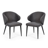 Fabric Dining Chairs in Set Of 2 - Marcus