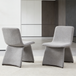 Fabric Dining Chairs in Set of 2 - Marsia