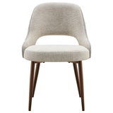 Fabric Dining Chairs in Set of 2 - Milo