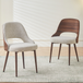 Fabric Dining Chairs in Set of 2 - Milo