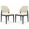 Fabric Dining Chairs in Set of 2 - Mira