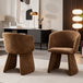 Fabric Dining Chairs in Set of 2 - Ravenna