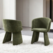 Fabric Dining Chairs in Set of 2 - Ravenna