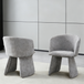 Fabric Dining Chairs in Set of 2 - Ravenna