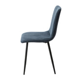 Fabric Dining Chairs in Set Of 2 Straight Stitch - Aspen