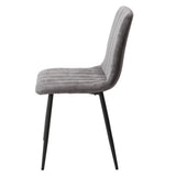 Fabric Dining Chairs in Set Of 2 Straight Stitch - Aspen