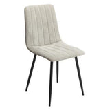 Fabric Dining Chairs in Set Of 2 Straight Stitch - Aspen