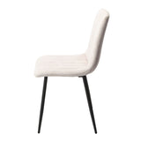 Fabric Dining Chairs in Set Of 2 Straight Stitch - Aspen