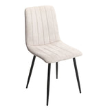 Fabric Dining Chairs in Set Of 2 Straight Stitch - Aspen